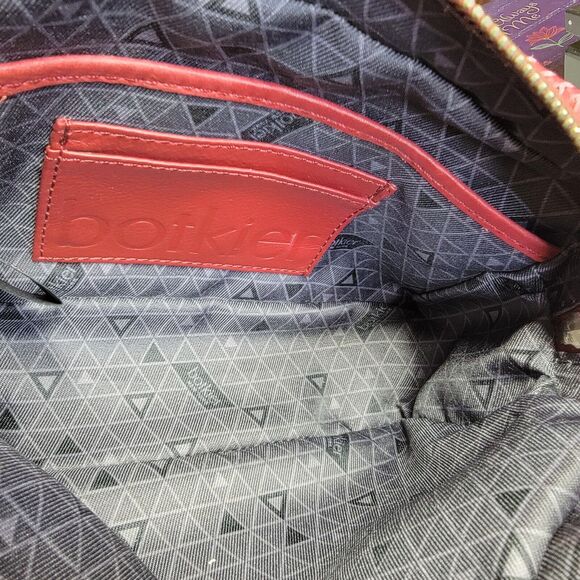 Botkier Quincy Camera Leather Boxy Crossbody Purse Handbag Red Tassel Whipstitch - Picture 8 of 16
